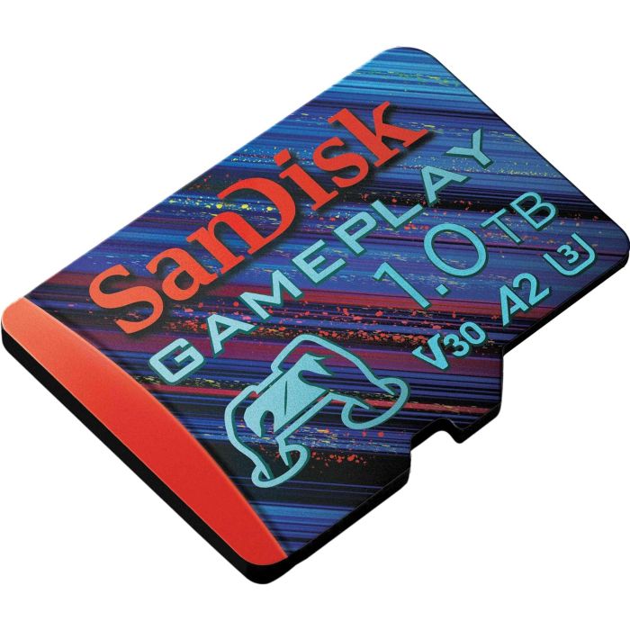SanDisk GamePlay microSDXC UHS-I Card, 1TB Gaming microSDXC, 190MB/s, 130MB/s W, UHS-I, V30, U3, C10