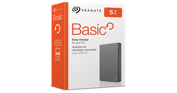 Seagate zunanji disk 2,5" 2TB Basic Portable USB 3.0