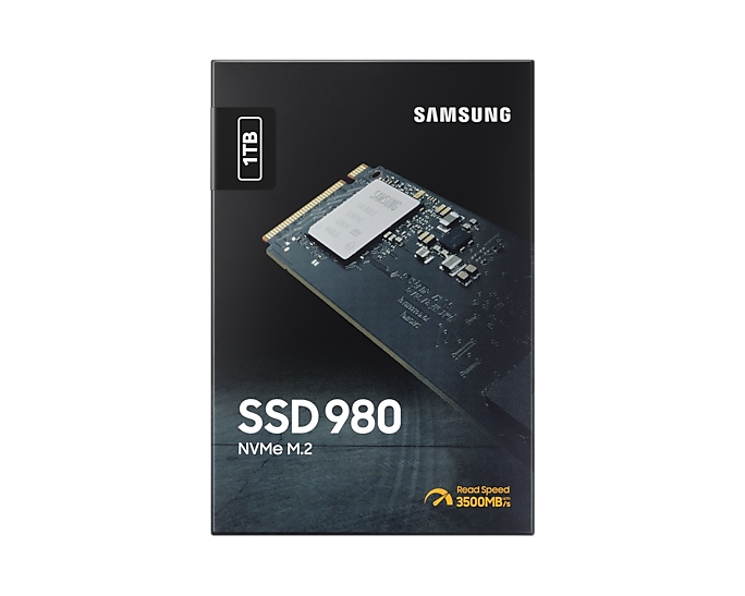 Samsung 1TB 980 SSD NVMe M.2 disk