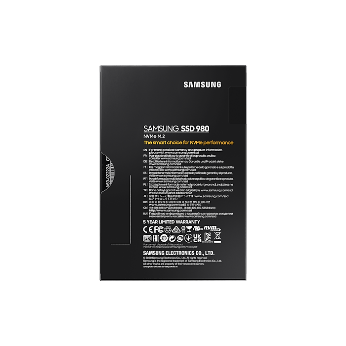 Samsung 1TB 980 SSD NVMe M.2 disk