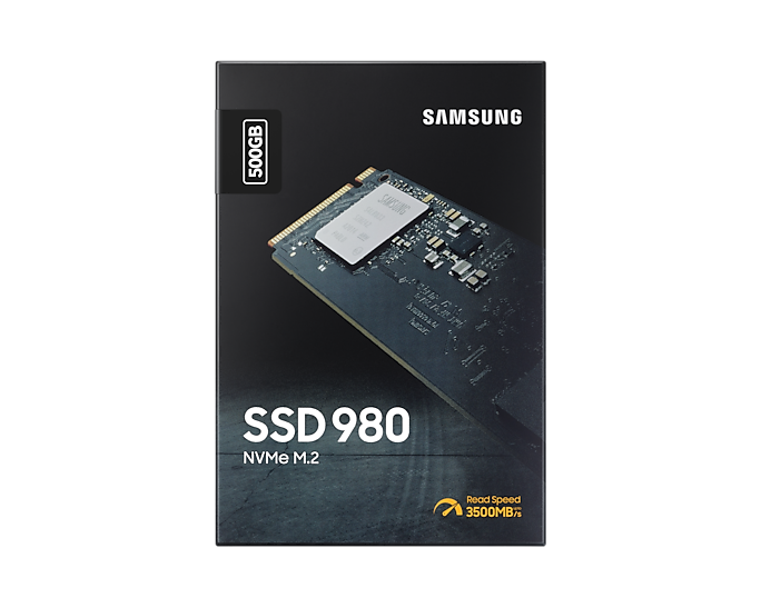 Samsung 500GB 980 SSD NVMe M.2 disk