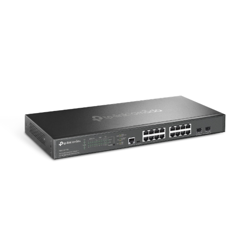 TP-LINK 16-Port 2.5G in 2-Port 10GE SFP+ L2+ Managed switch / stikalo z 8-Port PoE+