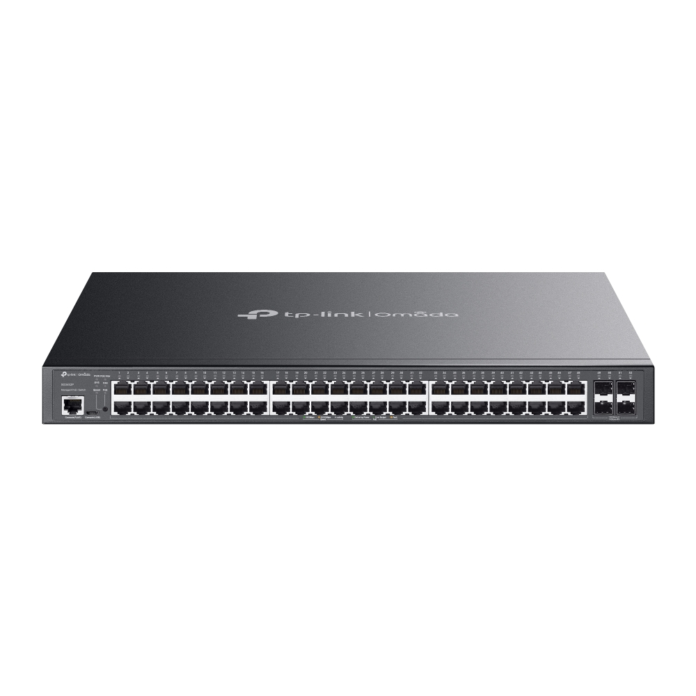 TP-LINK Omada 52-Port Gigabit L2+ Managed Switch stikalo 48-Port PoE+