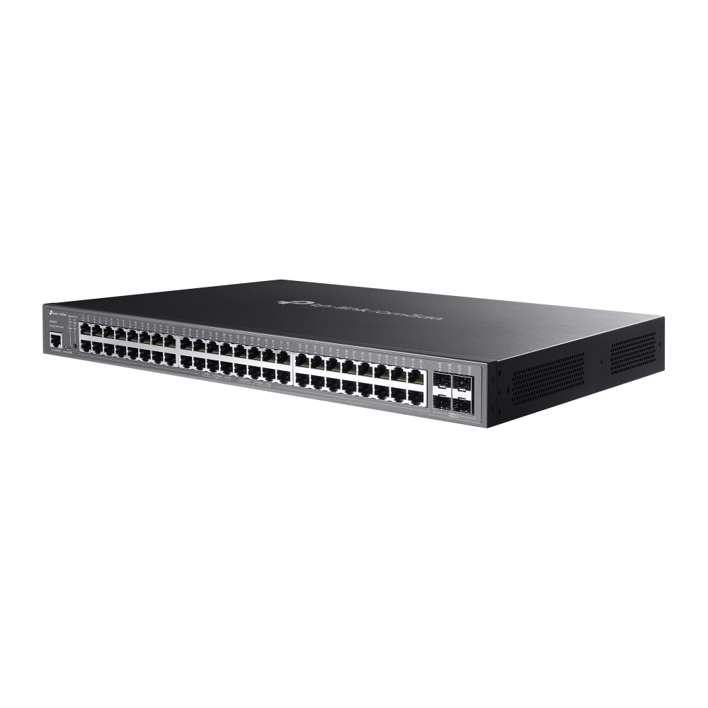 TP-LINK Omada 52-Port Gigabit L2+ Managed Switch stikalo 48-Port PoE+