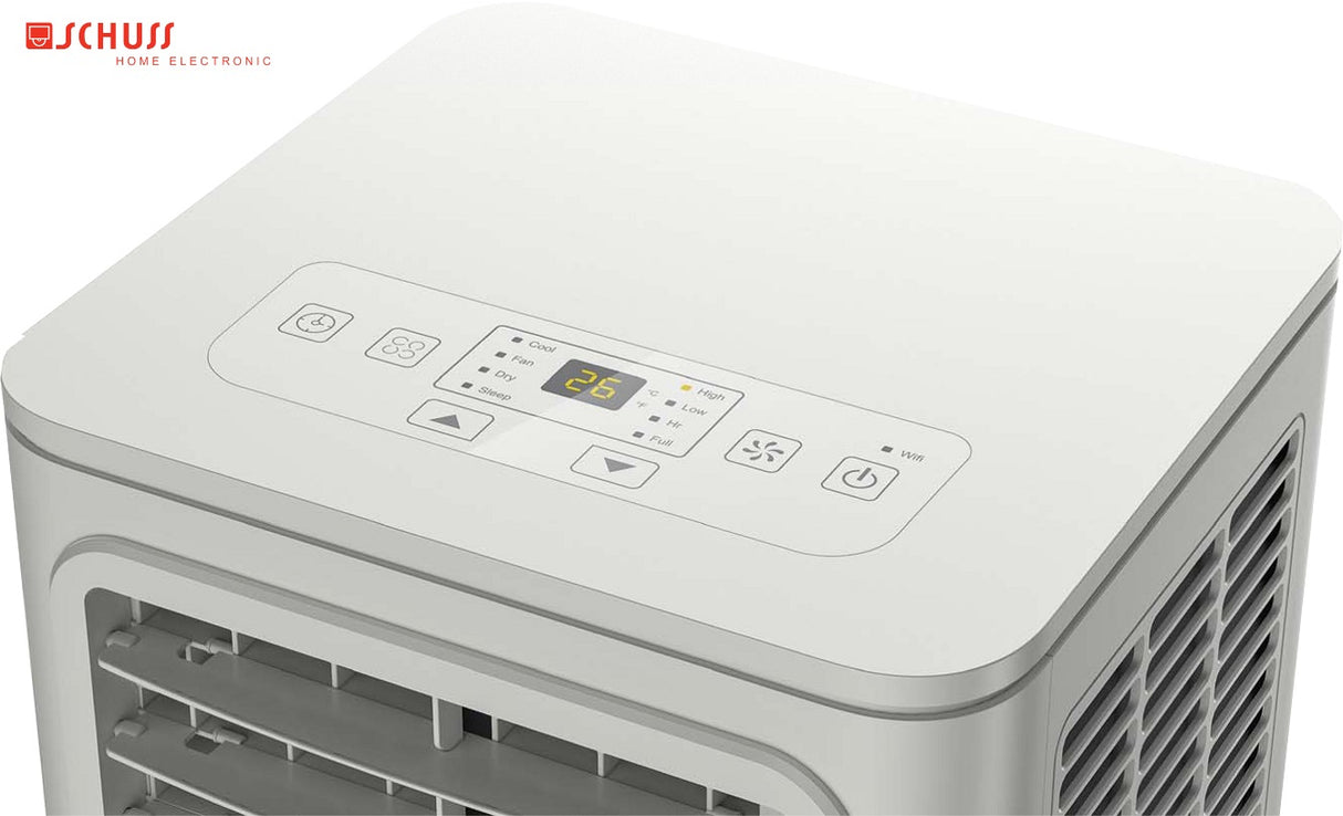 SHE SHINCO prenosna klimatska naprava 7000 BTU z vključenim tesnilom za okno