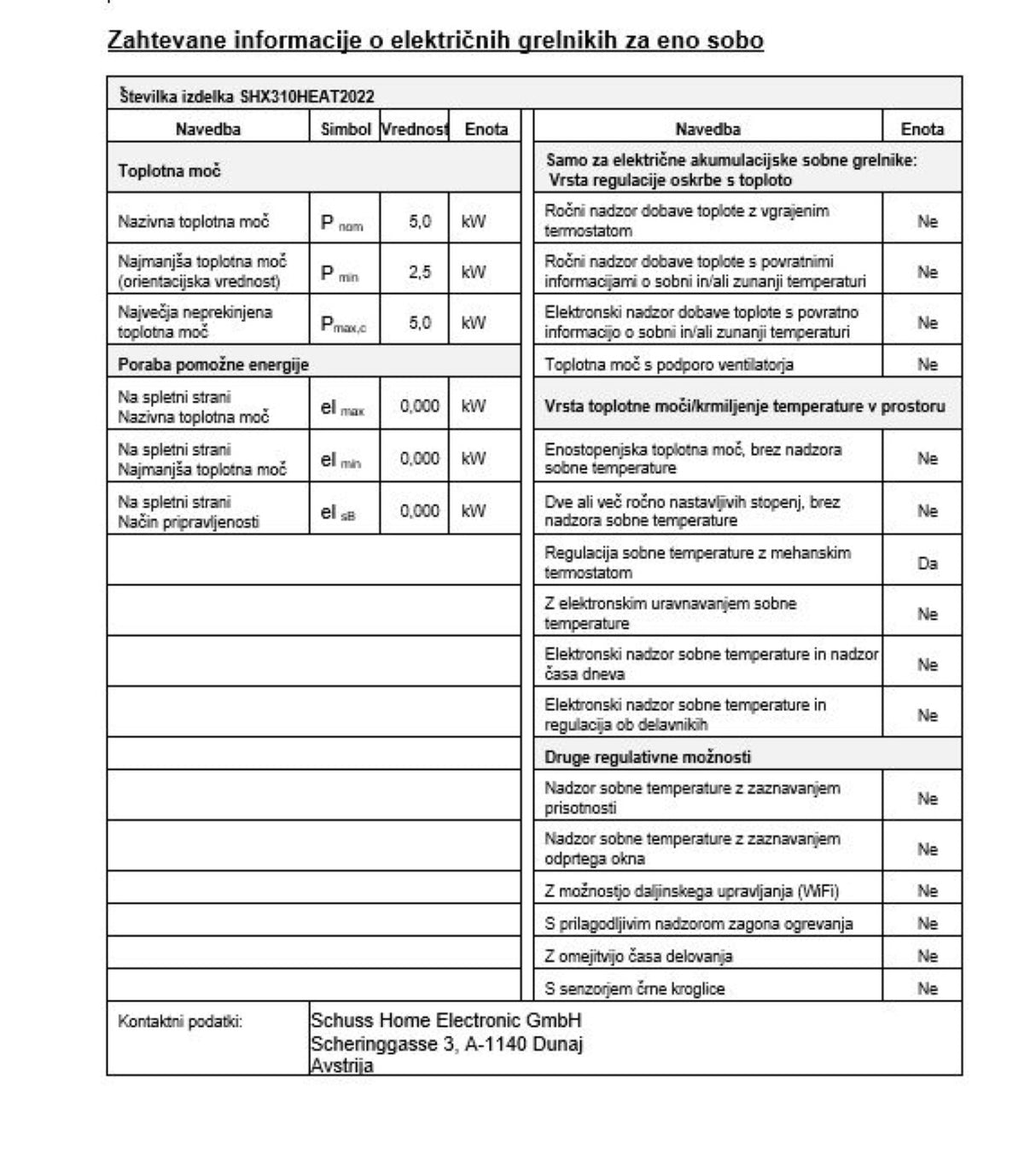 SHX Industrijski grelnik zraka 5000W rdeč
