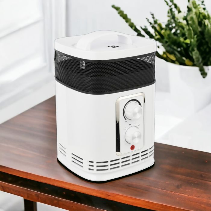 SHX PTC ventilatorski grelnik 360-stopinjski 1500W Keramični element