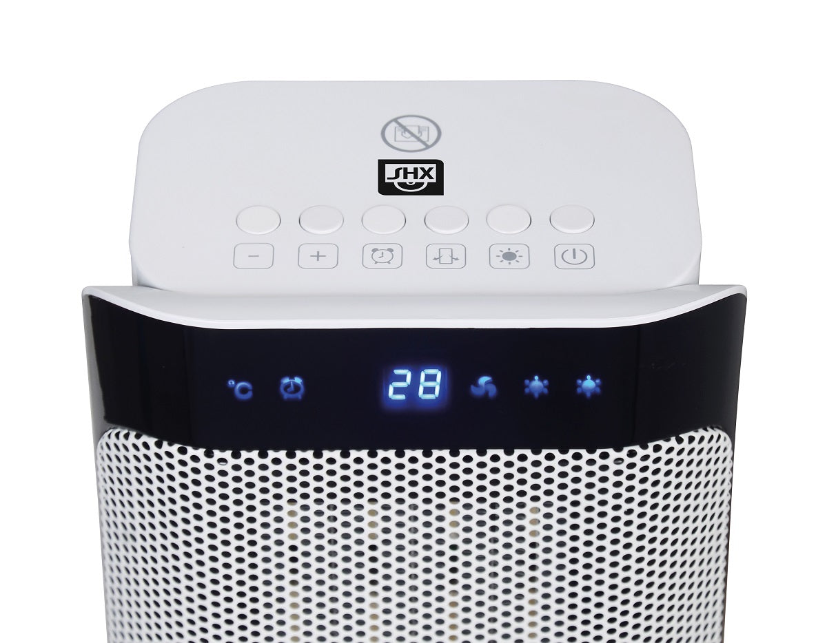 SHE PTC keramični ventilatorski grelnik z zaslonom 2000W