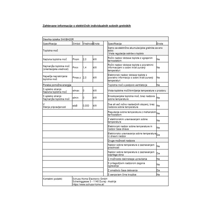 SHX Kopalniški ventilatorski grelnik 2000W