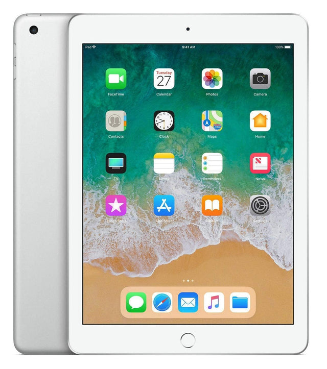 Obnovljen iPad 2018 9.7, 32GB, Razred A, WiFi + Cellular, Silver