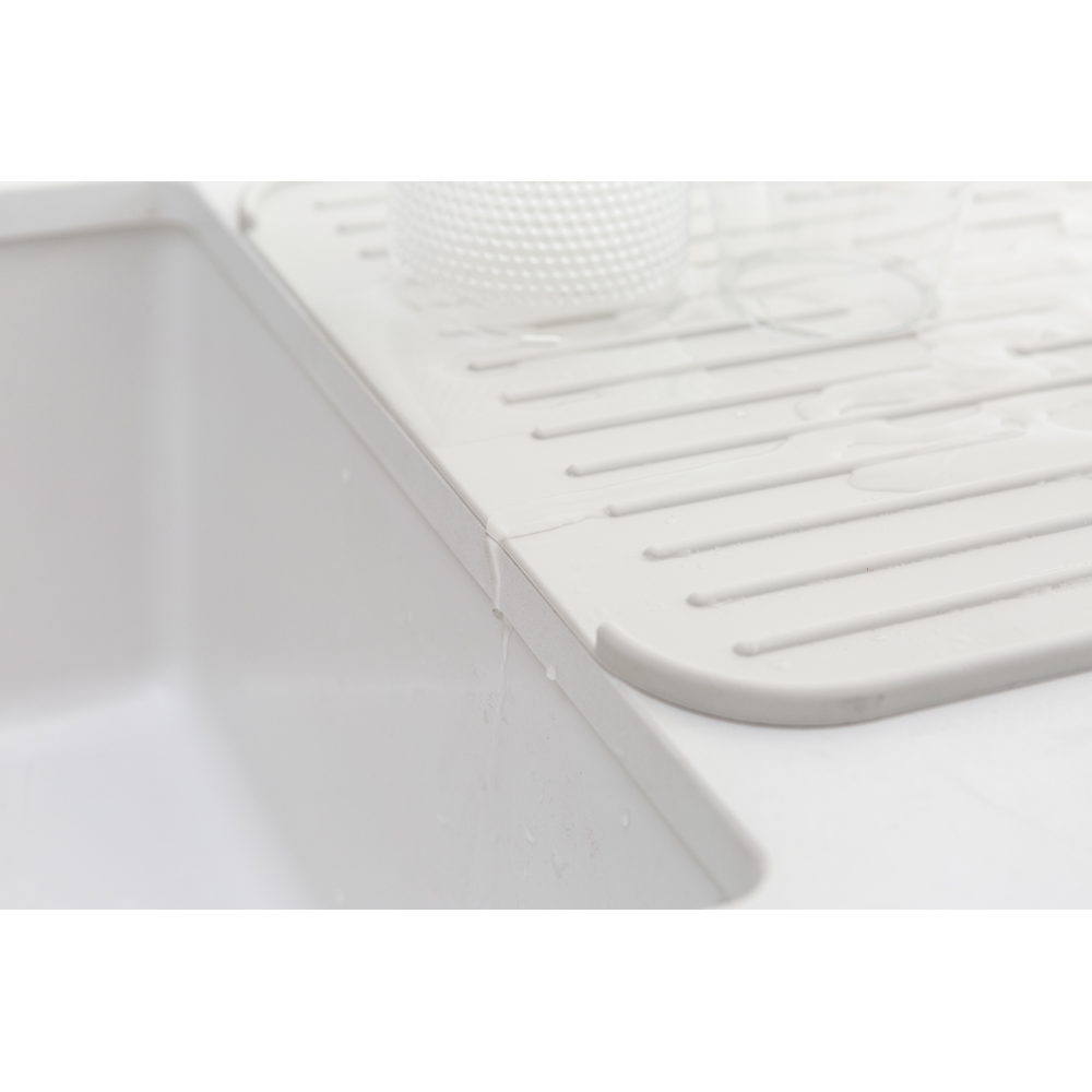 Brabantia silikonska podloga za sušenje posode bela 117466