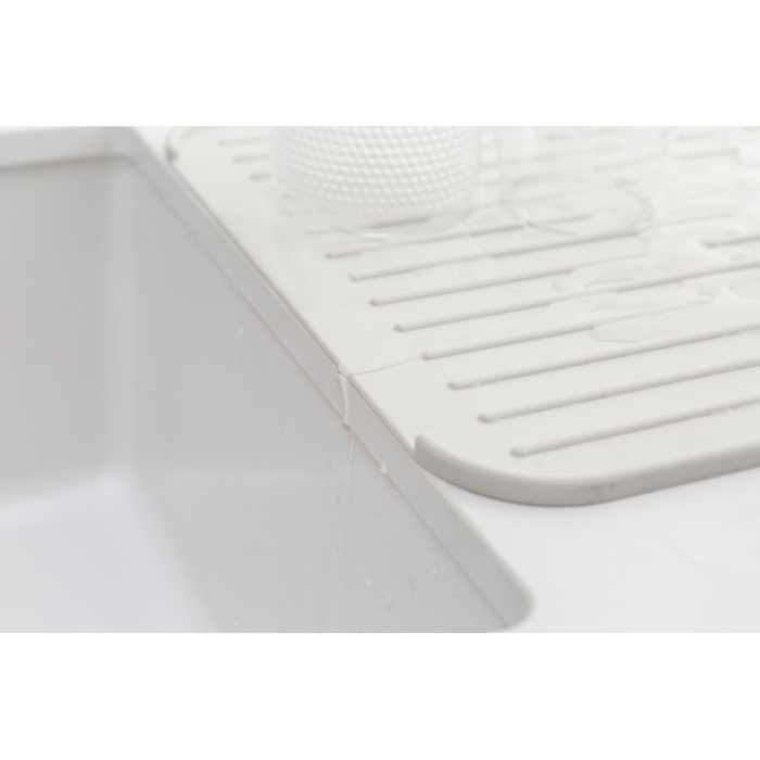 Brabantia silikonska podloga za sušenje posode bela 117466