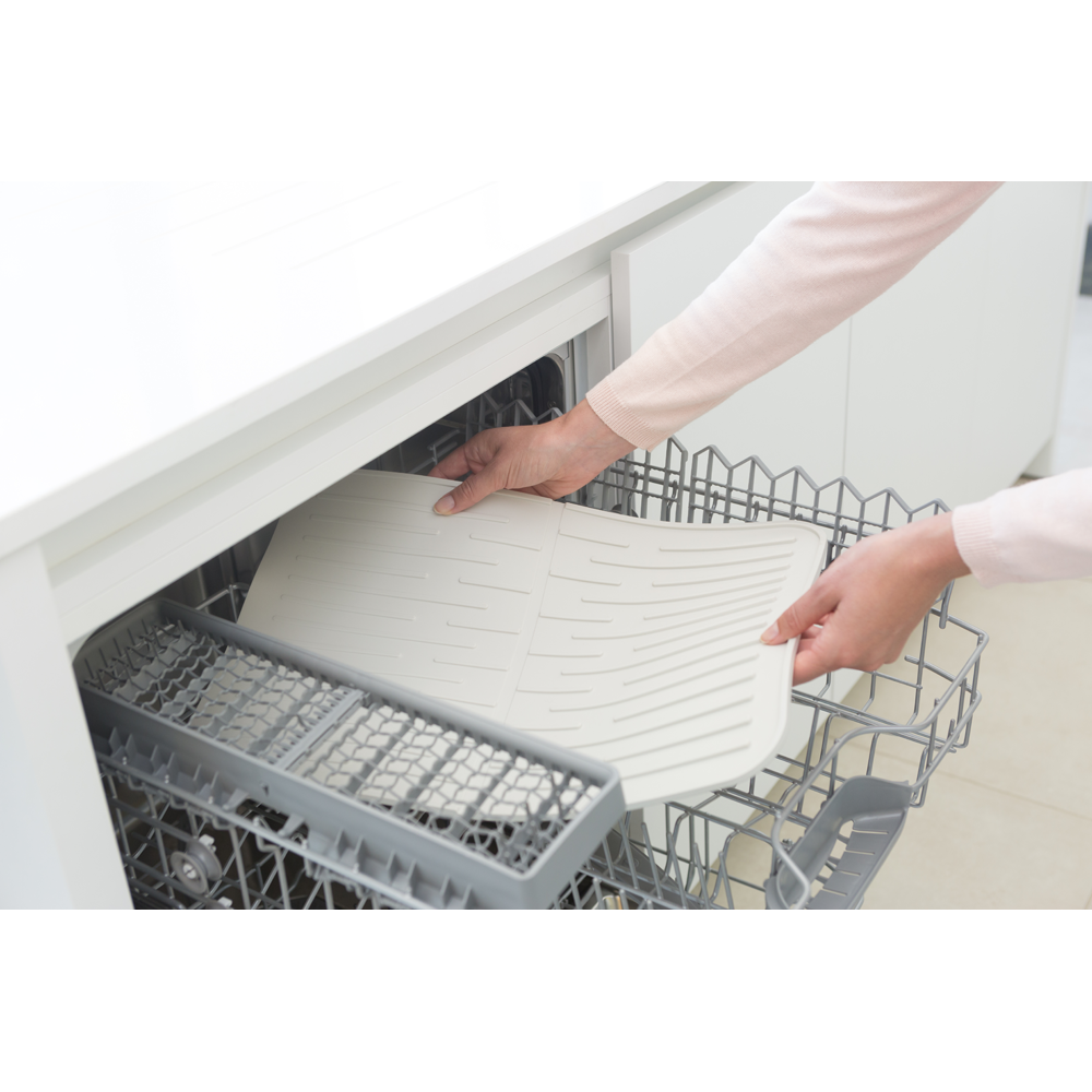 Brabantia silikonska podloga za sušenje posode bela 117466