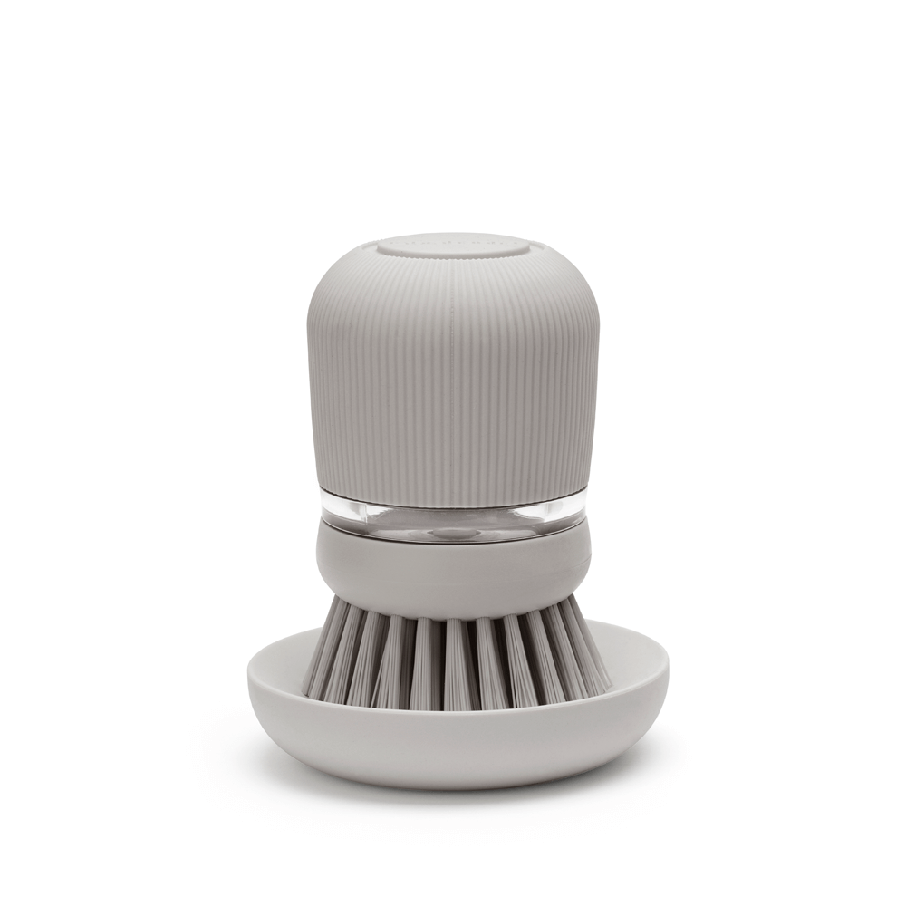 Brabantia krtača za posodo z dozirnikom mila, siva