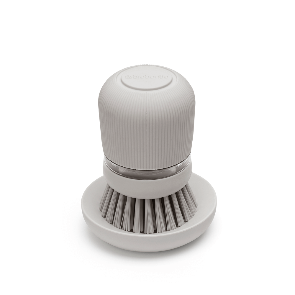 Brabantia krtača za posodo z dozirnikom mila, siva