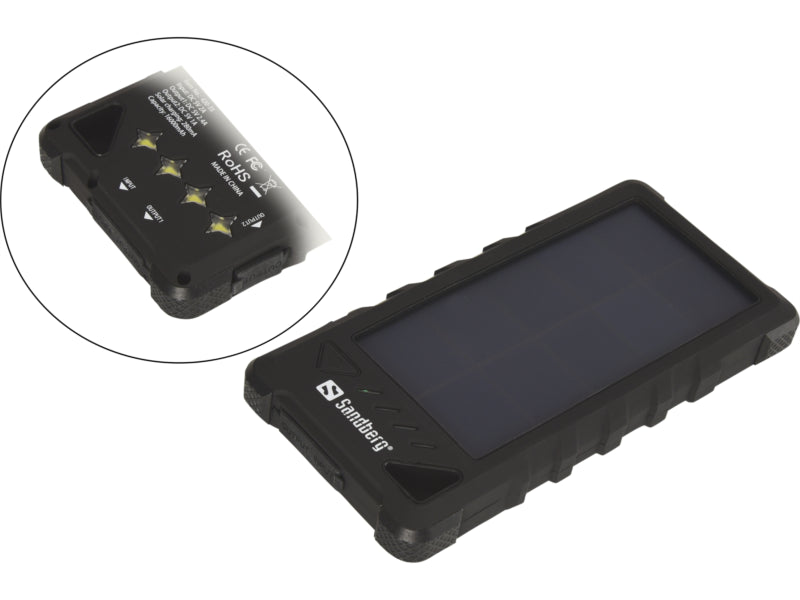 Sandberg Outdoor Solar Powerbank 16000 IP67 solarna prenosna baterija