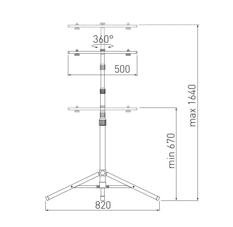 GTV stojalo za reflektorje