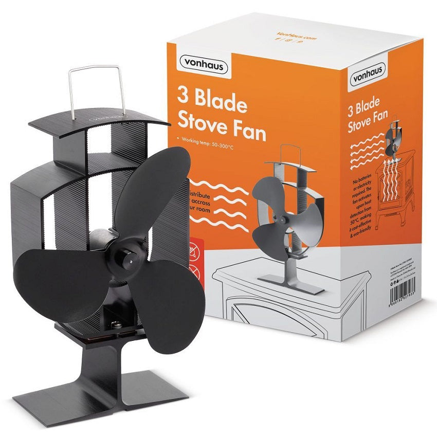 VonHaus ventilator za kamin 3 kraki