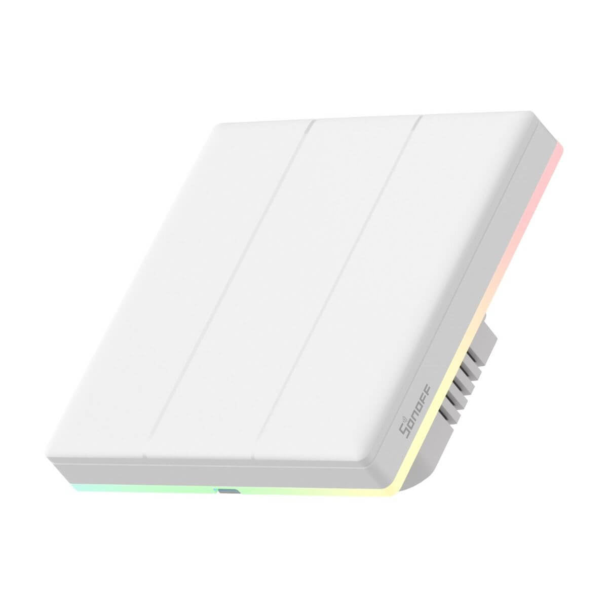 SONOFF pametno stensko stikalo TX Ultimate RGB, Wi-Fi, trojno