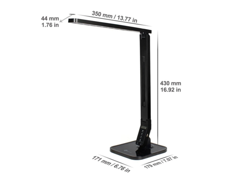 TaoTronics Elune touch control LED namizna svetilka piano črna TT-DL01