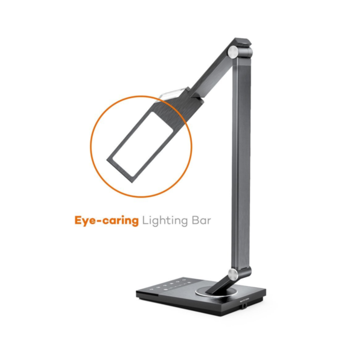 TaoTronics touch control Iron Gray LED namizna svetilka TT-DL16