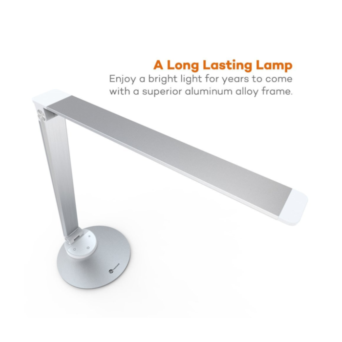 TaoTronics Minimalist LED namizna svetilka srebrna TT-DL19