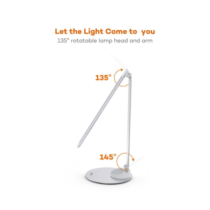 TaoTronics Minimalist LED namizna svetilka srebrna TT-DL19