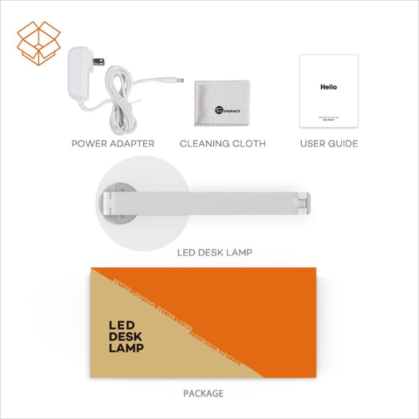 TaoTronics Minimalist LED namizna svetilka srebrna TT-DL19