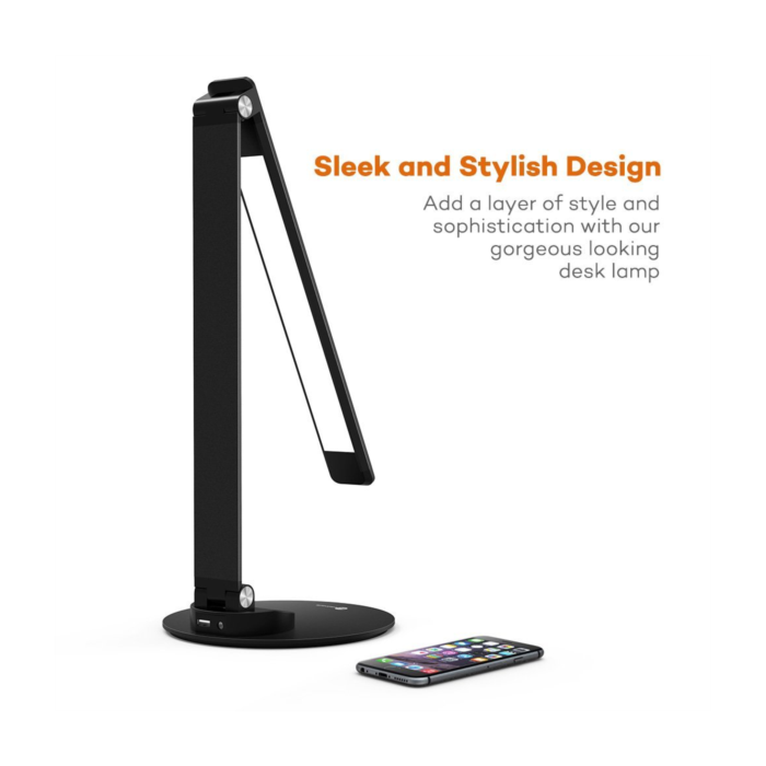 TaoTronics Minimalist LED namizna svetilka črna TT-DL19