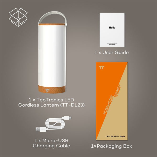 TaoTronics prenosna LED svetilka TT-DL23