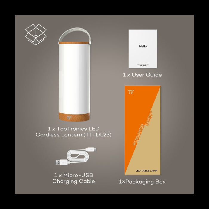 TaoTronics prenosna LED svetilka TT-DL23