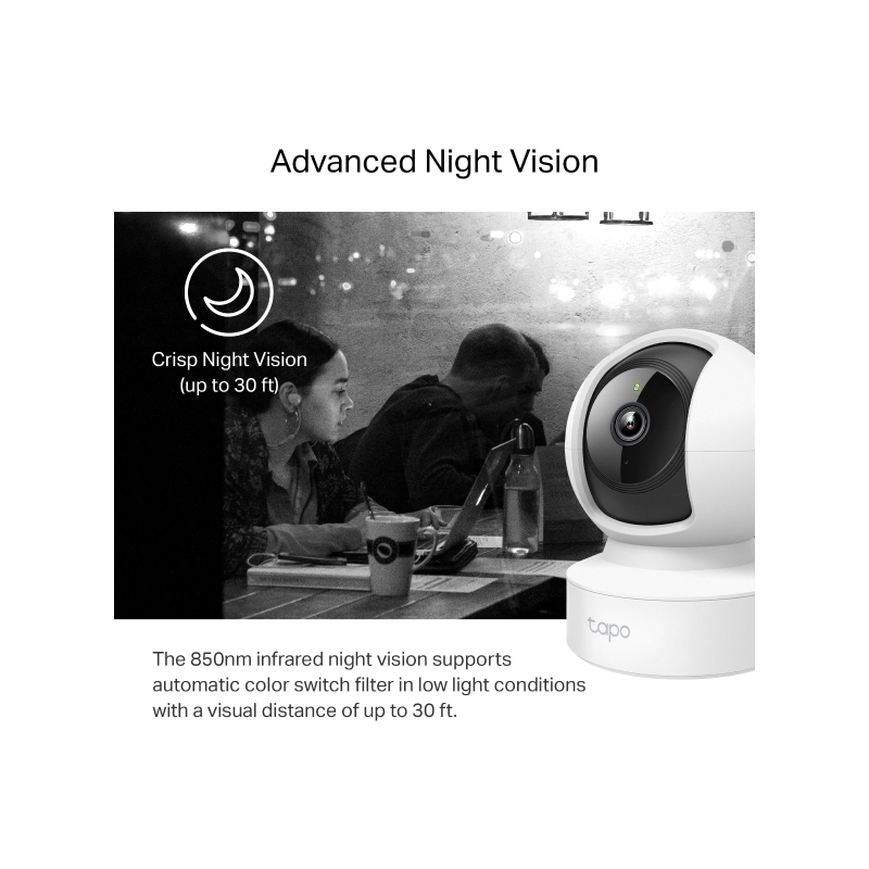 TP-LINK Tapo C212 2k 3MP Pan/Tilt WiFi varnostna kamera