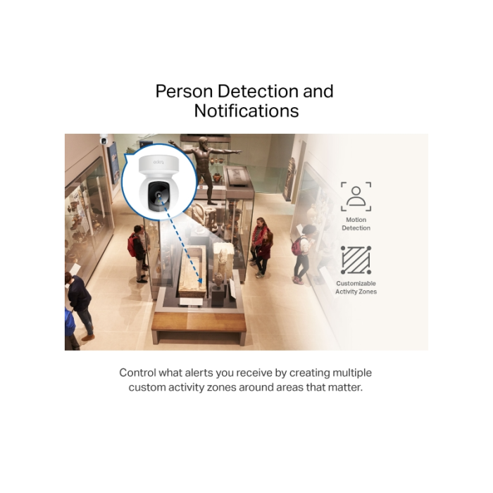 TP-LINK Tapo C212 2k 3MP Pan/Tilt WiFi varnostna kamera