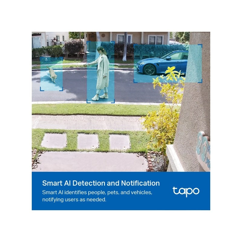 TP-LINK Tapo C420S1 2K QHD zunanja Wi-Fi varnostna kamera - set kamera + Smart Hub