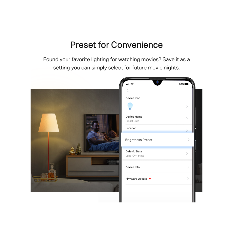 TP-LINK pametna Wi-Fi sijalka / žarnica Tapo L510E