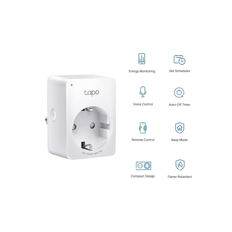 TP-LINK Tapo P110 Mini Smart Wi-Fi vtičnica - 4-pack