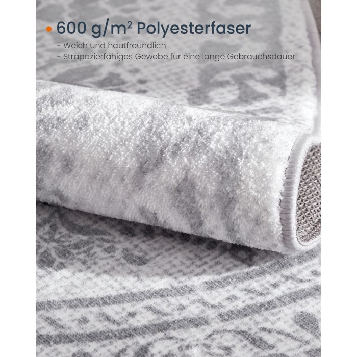 SONGMICS HOME Okrogla Preproga, 160 cm