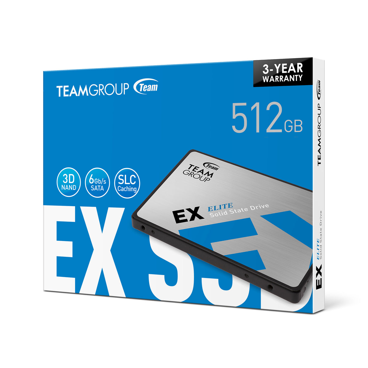 Teamgroup 512GB SSD EX2 3D NAND SATA 3 2,5"