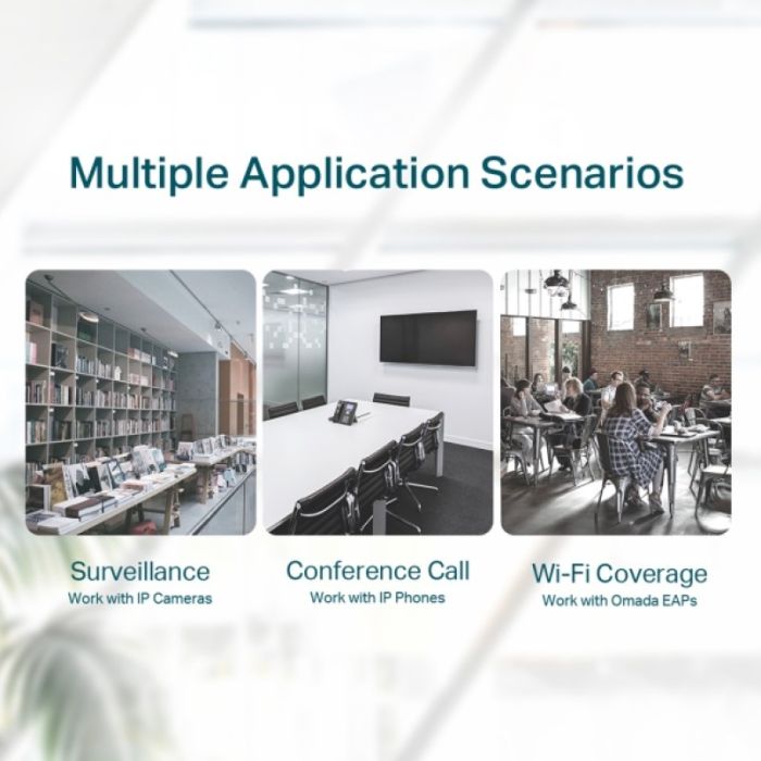 TP-LINK TL-SF1005P 5-port 10/100Mbps stikalo z 4-Port PoE+