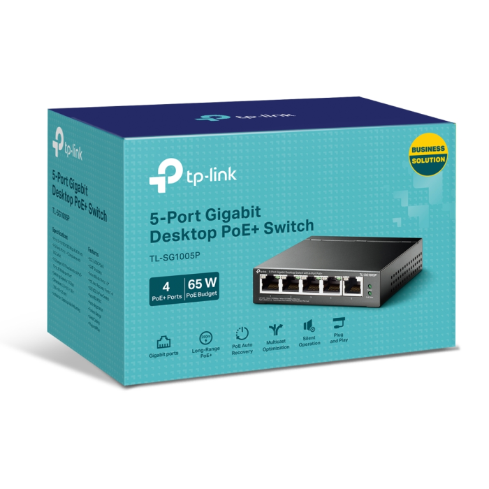TP-Link TL-SG1005P 5-Port Gigabit Ethernet PoE stikalo