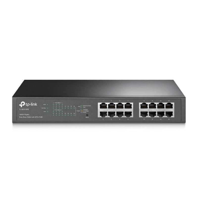 TP-Link mrežno stikalo 16 port Gigabit TL-SG1016PE z 8-Port PoE+ port