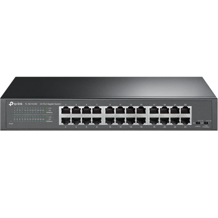 TP-LINK TL-SG1024D stikalo 24-port Gigabit Rackmount