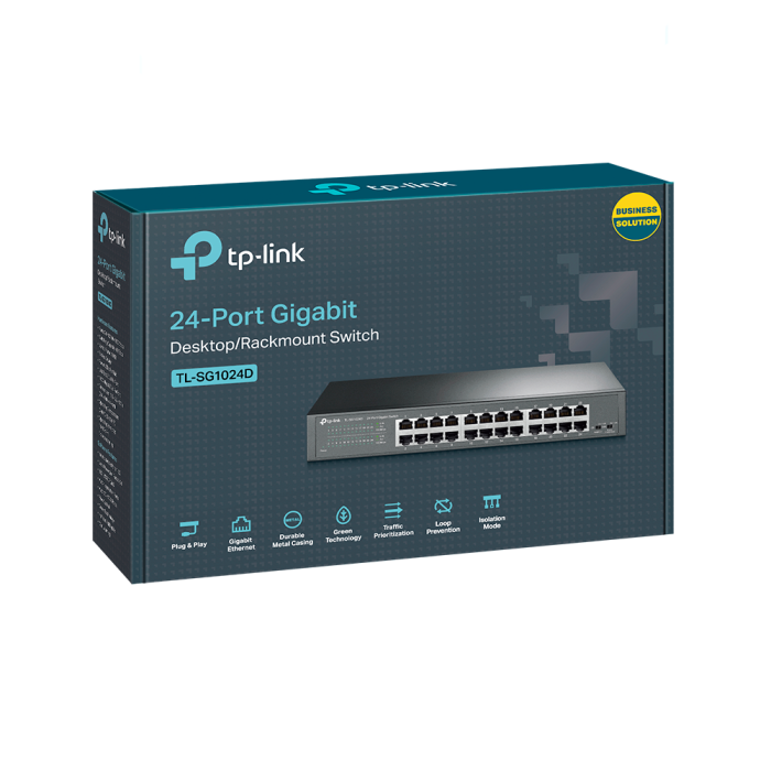 TP-LINK TL-SG1024D stikalo 24-port Gigabit Rackmount