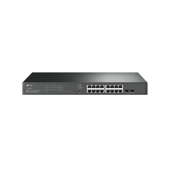 TP-LINK JetStream 18-Port Gigabit Smart Switch z 16-Port PoE+