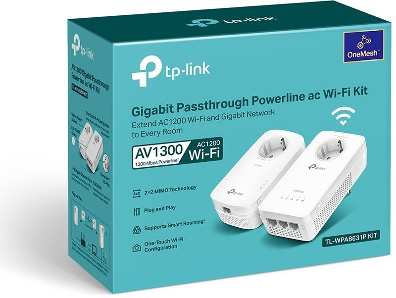 TP-LINK TL-WPA8631P KIT AV1300 Gigabit powerline Wi-FI AC adapter