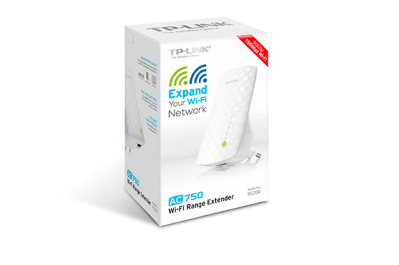 TP-LINK RE200 750Mbps WiFi Range Extender