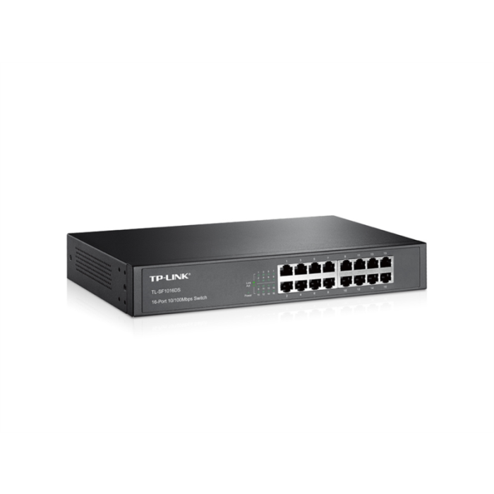 TP-LINK TL-SF1016DS 16 Port 100Mbps Rackmount mrežno stikalo / switch