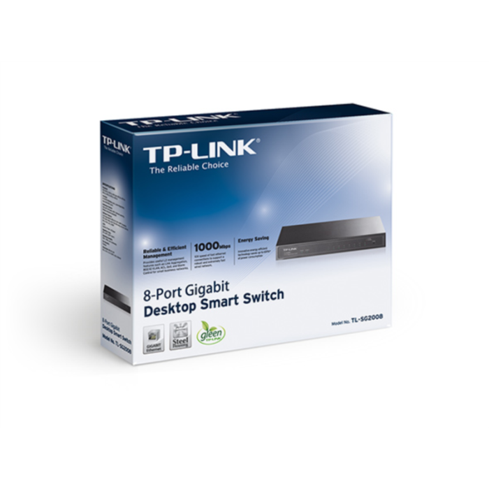 TP-LINK TL-SG2008 8-port Gigabit Smart switch stikalo