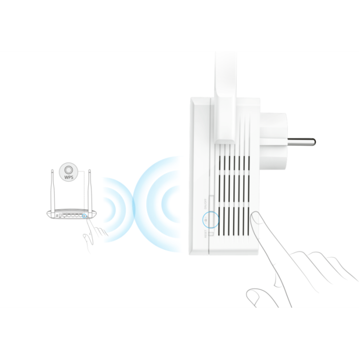 TP-LINK WA860RE 300Mbps WiFi Range Extender z vtičnico