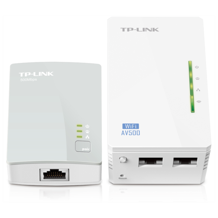 TP-LINK TL-WPA4220KIT 300Mbps AV600 WiFi Powerline Extender Starter Kit